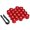 Red, variant on YAHHU 20pcs Universal 21mm Wheel Nut Covers Lug Nut Caps Screw Protector Corrosion Resistant Protection Heavy Duty Car Exterior Modification Wheels - Red Pack