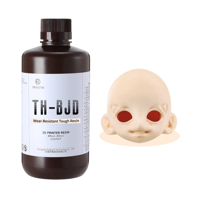 Impresora 3D de resina RI RESIONE Tough TH-BJD de 1 kg, color rosa crema