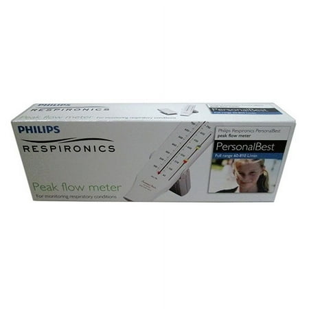 Respironics Personal Best Peak Flow Meter, Full Range (60-810 L/min) - 1 ea, 6 Pack