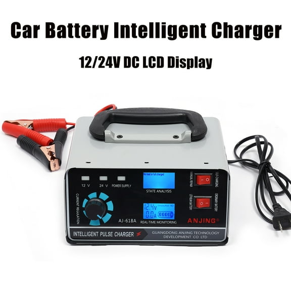 12V/24V Smart Car Battery Charger Automatic Pulse Repair Trickle 400W Heavy Duty