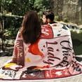 thumbnail image 2 of Chicken Throw Blanket Gifts Women - Farm Chicken Blanket Gifts for Girls Womens, Soft Fleece Chicken Lovers Blanket, Funny Colorful Rooster Blankets for Couch Sofa Bed 50"x60", 2 of 6