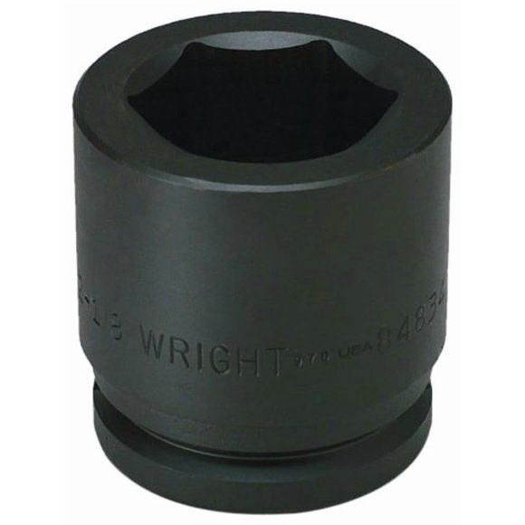 Wright Tool 848-48MM 48MM Prise d'Impact Métrique Standard 6 Points, Noir