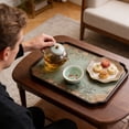 thumbnail image 5 of 3D Fish Ceramic Teacup, Celadon Porcelain Tea Bowl, Traditional Chinese Tea Cup For Gongfu Tea, Tea Ceremony & Home Decor A-8.5x4cm, 5 of 5