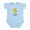 Sky Blue, variant on CafePress - Lutheran Chick Infant Bodysuit - Baby Light Bodysuit, Size Newborn - 24 Months