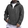 thumbnail image 2 of WILLBEST Sudadera Deportiva para Hombre, Sudadera con Capucha para Hombre, Sudadera con Capucha con Estampado Gráfico Retro Verse, Sudadera con Media Cremallera para Uso Informal XGrande, 2 of 6