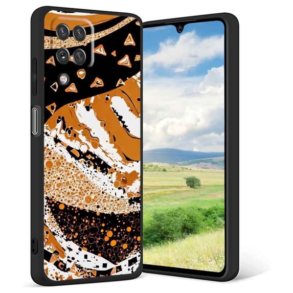 Compatible with Samsung Galaxy A42 Phone Case, Abstraction-4 Case Men Women, Flexible Silicone Shockproof Case for Samsung Galaxy A42