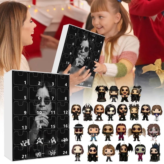 Mystery Countdown Advent Calendar for Kids and Adults with Surprise Collectible Toys 24 Days of Exciting Reveals Holiday Festive Season Fun for Family Parties Gift Idea for Christmas