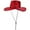 Red, variant on TYGHBN Western Cowboy Casual Style Hat for Party Masquerade Cowboy Hat Cowboy Birthday Sparkly Cowboy Hats for Girls Boy Hat S A Hat Leather Top Hat Pattern Hats Women Cowboys Hat Mini Sombrero Hats