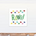 thumbnail image 4 of Creative Products RAWR! Dino Tracks 36x36 Canvas Wall Art, 4 of 5