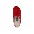 thumbnail image 6 of Tuffeln® Women Felt Slippers with Arch Support «Auszeit», red checkered, 6 of 8