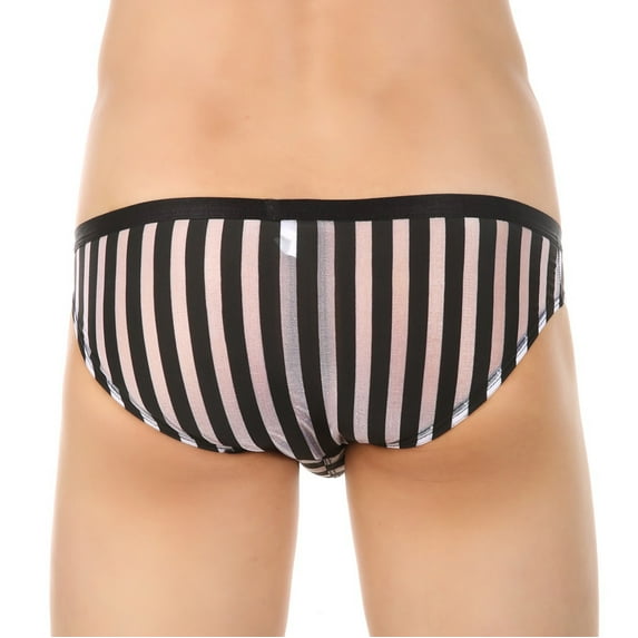 Vedolay Brief For Men Men's Briefs Waistband Smooth Comfy Performance Low Rise Stretchy Bikini Underpant,Dark Blue L