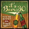 thumbnail image 2 of Mollie B. 20x20 Black Ornate Wood Framed with Double Matting Museum Art Print Titled - Beer 30, 2 of 4