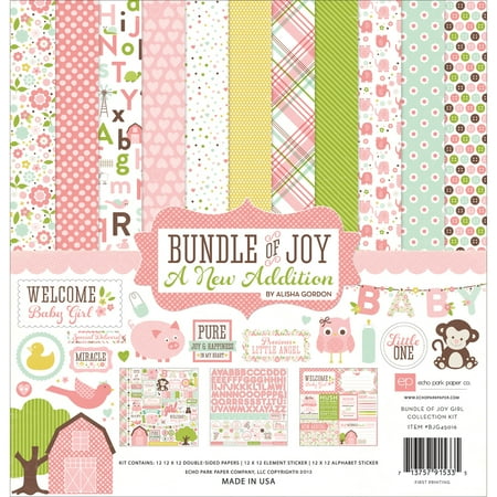 UPC: 0718122973590 | Echo Park Collection Kit 12 X12 -Bundle Of Joy/A New Addition – Baby Girl
