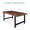 Brown, variant on Favory 44in Modern Coffee Table Butcher Block Top Large Accent Table, Rectangular Wood Industrial Rustic Coffee Table for Living Room w/ 2in Metal Legs, 3in Tabletop - Brown