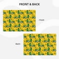 thumbnail image 4 of Placemats Set of 4 / 6, Checkered tractor St Patrick's yellow Placemats for Dining Table Indoor/Outdoors Heat Resistant Washable Placemats 18" x 12", 4 of 8