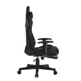 thumbnail image 4 of Posh Living Mari Faux Leather Game Chair Black, 4 of 9