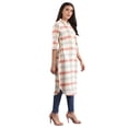 thumbnail image 3 of Shirt Collar Kurta - Egret-XX Large, 3 of 5