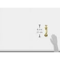 thumbnail image 3 of Baldwin 0113.003 S-Shaped Door Knocker, Lifetime Polished Brass, 3 of 3