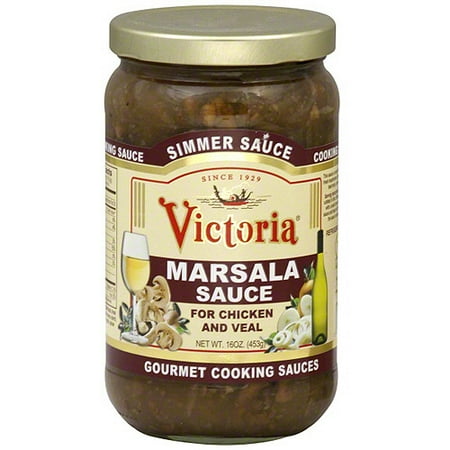 Victoria Marsala Simmer Cooking Sauce, 16 oz (Pack of 6)