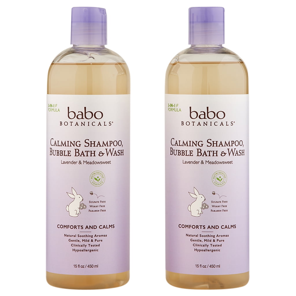 babo botanicals calming shampoo bubble bath