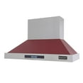 thumbnail image 3 of Kucht Professional 48" Stainless Steel Wall Mounted Range Hood in Red, 3 of 5