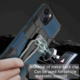 thumbnail image 6 of Dteck Case for Apple iPhone 14 Pro Max Dual-Layer TPU+PC Shockproof Heavy Armor with Belt Clip Anti-Drop Shock Absorption Cover with Metal Back Clip, Blue, 6 of 8