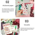 thumbnail image 5 of Christmas Wrapping Paper Sheets 24-Pack, 12 Designs Recyclable Gift Wrap, 27.5x19.7 Inch Flat Sheets for Xmas Gifts, Snowman Reindeer Tree Patterns, Eco-Friendly Holiday Paper, 5 of 6