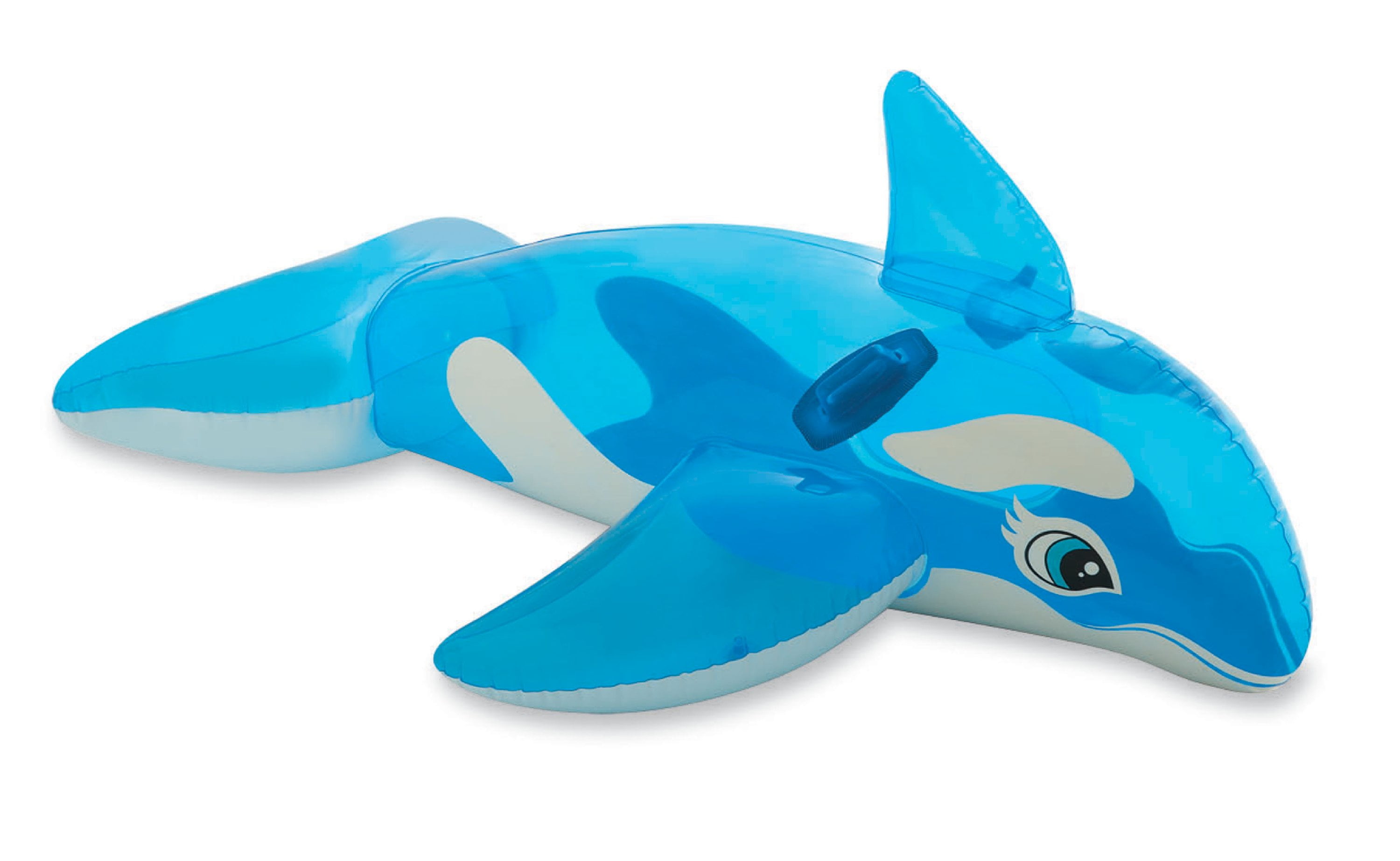 Intex Whale Ride On Inflatable Swimming Pool Toy Floater Lounger Animal Soft New 