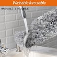 thumbnail image 4 of Microfiber Duster for Cleaning with 30 to 100 Inches Telescoping Extension Pole, House Cleaning Tool Kit for High Ceiling Fan, Cobweb, Furniture, Cars, 4 of 7