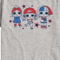 thumbnail image 3 of LOL Surprise! - LOL Red Blue Stars - Toddler And Youth Short Sleeve Graphic T-Shirt, 3 of 5