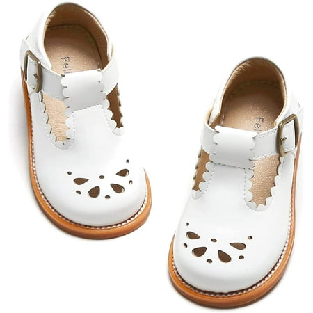 

Toddler Little Girl Mary Jane Dress Shoes - Ballet Flats for Girl Party School Shoes