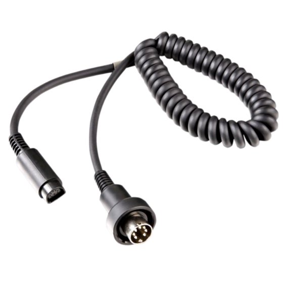 J&M 801 Series 8 pin to 7 Pin Lower Cord Black