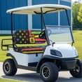 thumbnail image 3 of Uorisanigo Golf Cart Seat Covers Kit, Fit for Yamaha Club Car Ordinary Front Seat Cushion, Gay Pride LGBTQ Rainbow Golf Cart Seats Cover, No Stapler Needed, 3 of 7