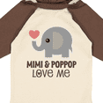 thumbnail image 4 of Inktastic Mimi and PopPop Love Me Baby Gift Boys or Girls Long Sleeve Baby Bodysuit, 4 of 5
