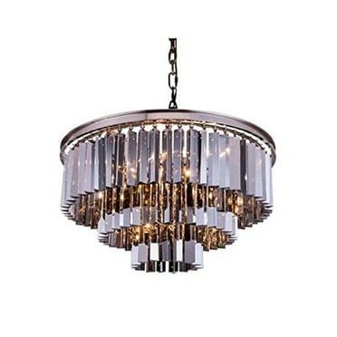 Elegant Lighting Sydney 26" 9 Light Royal Crystal Chandelier