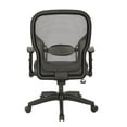 thumbnail image 4 of Office Star Products Chaise de Gestionnaire à Grille d'Air avec Accoudoirs Rabattables Réglables, Noire (Ensemble de 1), 4 of 6