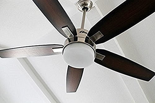 Hunter Windemere 54 In Brushed Nickel, Hunter Fans 54 Windemere 5 Blade Ceiling Fan With Remote