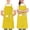 Yellow, variant on Utopia Kitchen 2 Pack Bib Apron, Adjustable with 2 Pockets, Water and Oil Resistant, Cooking Kitchen Chef Apron for Women Men, Black