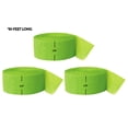 thumbnail image 3 of Koyal Wholesale Crepe Paper Streamer Hanging Party Decorations Kit, 240-Feet, Kiwi Green, 1-Pack, 3-Rolls, 3 of 3