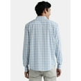thumbnail image 3 of George Men's and Big Men’s Button Down Poplin Shirt with Long Sleeves, Sizes S-3XL, 3 of 5