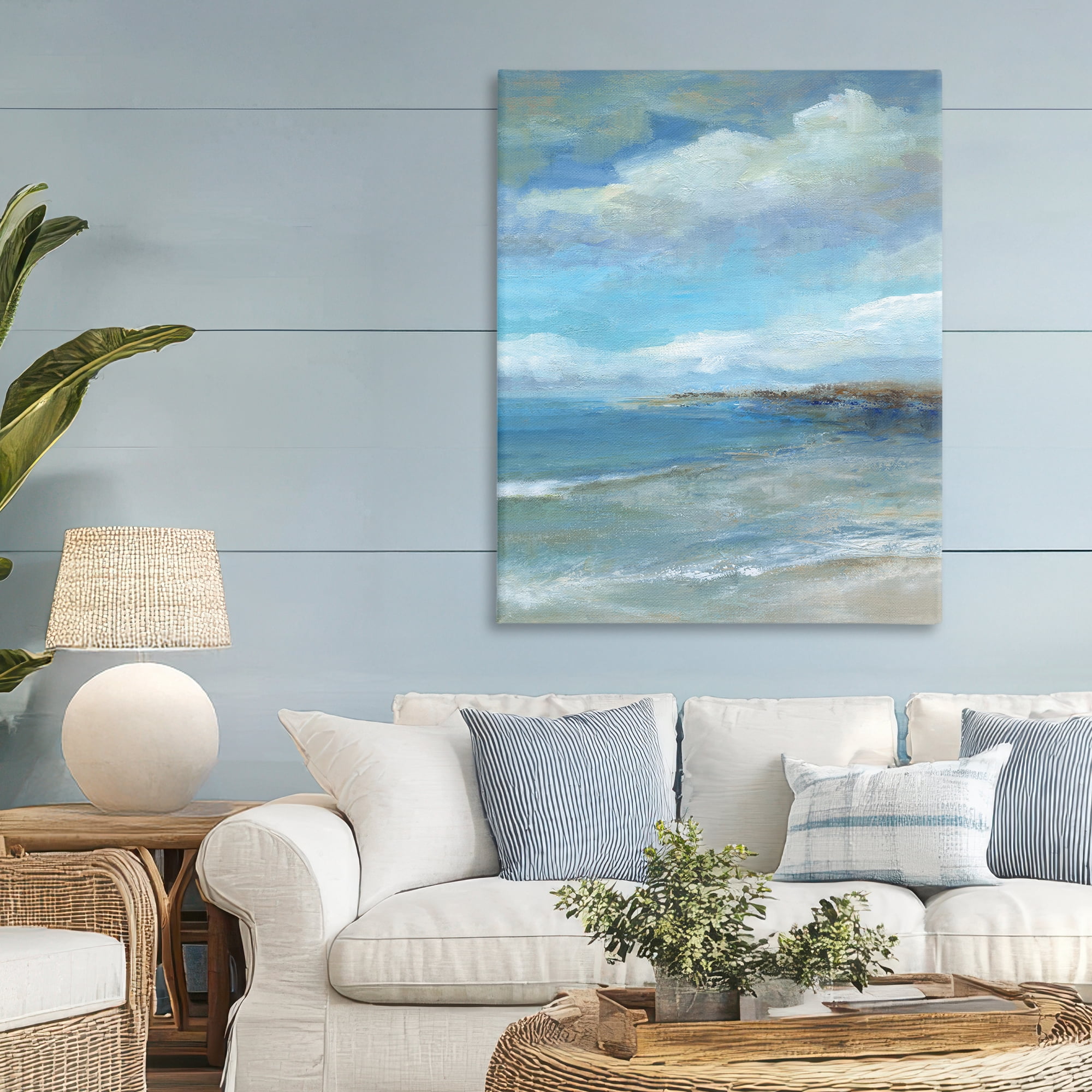 Stupell Industries Shore's Calm Breeze Canvas Wall Art, design by Carol Robinson
