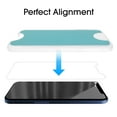 thumbnail image 2 of amFilm (2 Pack) OneTouch (Easy Install) Tempered Glass Screen Protector Film for iPhone 12 Pro Max (6.7"), 2 of 5