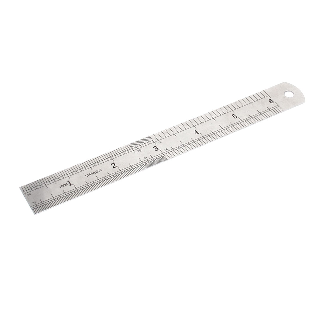J1000R - 2-PC Metal Rulers 6 - Dbl Sided SAE & mm ( 9266Srp ) s