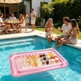 thumbnail image 5 of Inflatable Beverage Cooler for Outdoor Parties | Durable PVC Pool Float for Drinks and Fruit | 49.6x25.6in Water Entertainment Accessory, 5 of 5