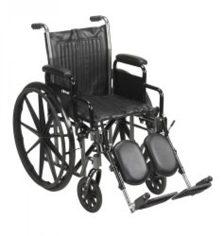 McKesson Standard Wheelchair with Padded, Removable Arm, 16 in. Seat