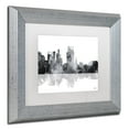 thumbnail image 3 of Trademark Fine Art "Boise Idaho Skyline BG-1" Canvas Art by Marlene Watson, White Matte, Silver Frame, 3 of 4