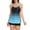 Blue, variant on VBVC Swimsuits for Womens Tankini Two Piece Blouson Swim Tank Top with Shorts Modest Bathing Suits