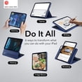 thumbnail image 3 of Funda para iPad Pro de 11 pulgadas, cubierta magnética extraíble ESR, azul, 3 of 9
