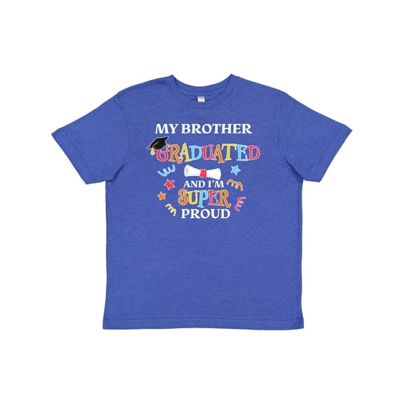 Inktastic My Brother Graduated and I'm Super Proud Youth T-Shirt