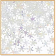 Angle View: Beistle Iridescent Snowflakes Confetti, 1 piece